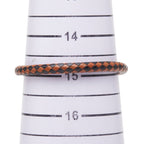 Hermes Jumbo Bracelet Silver Brown Metal Leather — view 5