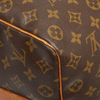 Louis Vuitton Monogram Keepall Bandouliere 50 Boston Bag 2-Way Brown Leather — view 7