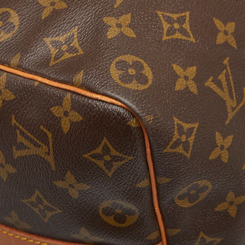 Louis Vuitton Monogram Keepall Bandouliere 50 Boston Bag 2-Way Brown Leather — view 5