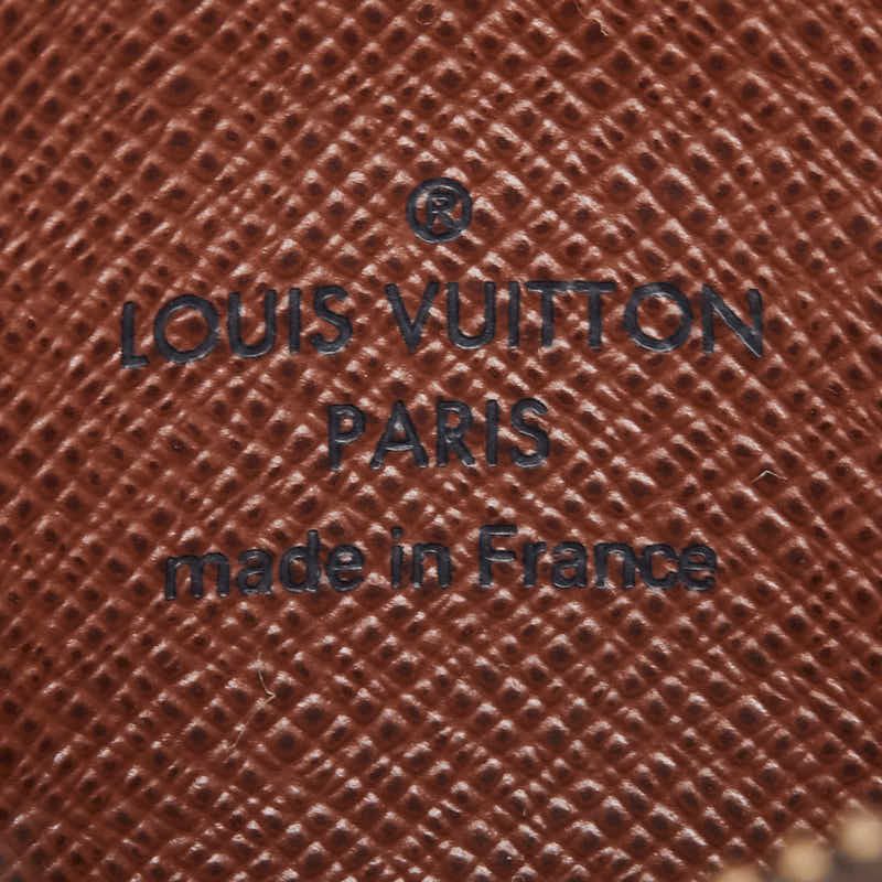 Louis Vuitton Monogram Zippy Coin Case Brown Leather — view 7