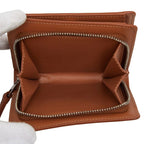 Loewe Anagram Puzzle Compact Bifold Wallet Brown Leather — view 8