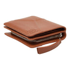 Loewe Anagram Puzzle Compact Bifold Wallet Brown Leather — view 5