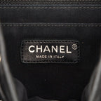 Chanel Quilted CC Logo Backpack Black Lambskin — view 5