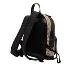 Gucci GG Supreme Backpack Beige Black Leather — view 2