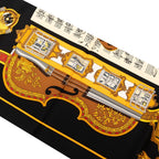Hermes in Salzburg Log Scarf Twilly Black Multicolor Silk — view 5