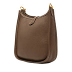 Hermes Evelyne TPM Shoulder Bag Etoupe Navy Taurillon Clemence — view 2