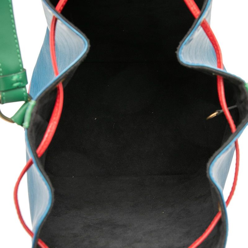 Louis Vuitton Epi Noe Tricolore Shoulder Bag Toledo Blue Borneo Green Castilian — view 4