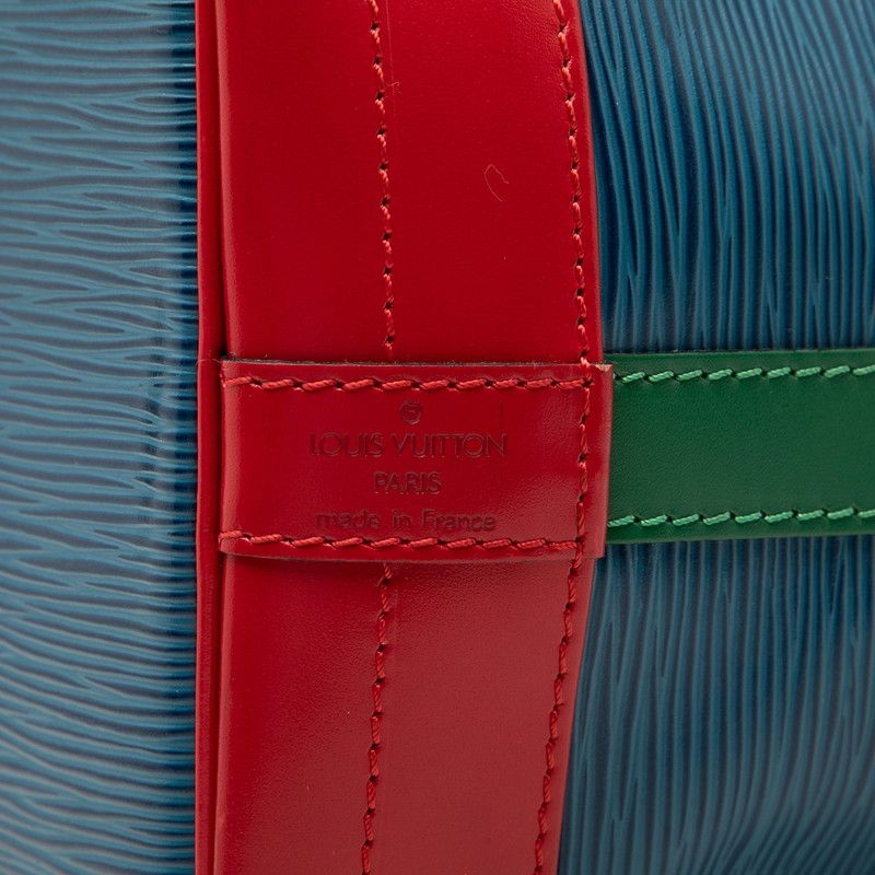 Louis Vuitton Epi Noe Tricolore Shoulder Bag Toledo Blue Borneo Green Castilian — view 5