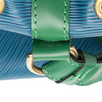 Louis Vuitton Epi Noe Tricolore Shoulder Bag Toledo Blue Borneo Green Castilian — view 6
