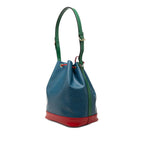 Louis Vuitton Epi Noe Tricolore Shoulder Bag Toledo Blue Borneo Green Castilian — view 2