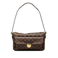 Louis Vuitton Damier Ravello GM Shoulder Bag Brown Leather