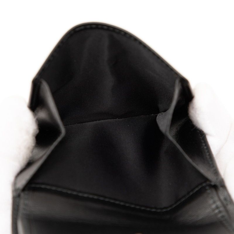 Dior Oblique Jacquard Bifold Wallet Black Nylon Leather — view 5