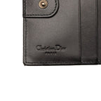 Dior Oblique Jacquard Bifold Wallet Black Nylon Leather — view 6