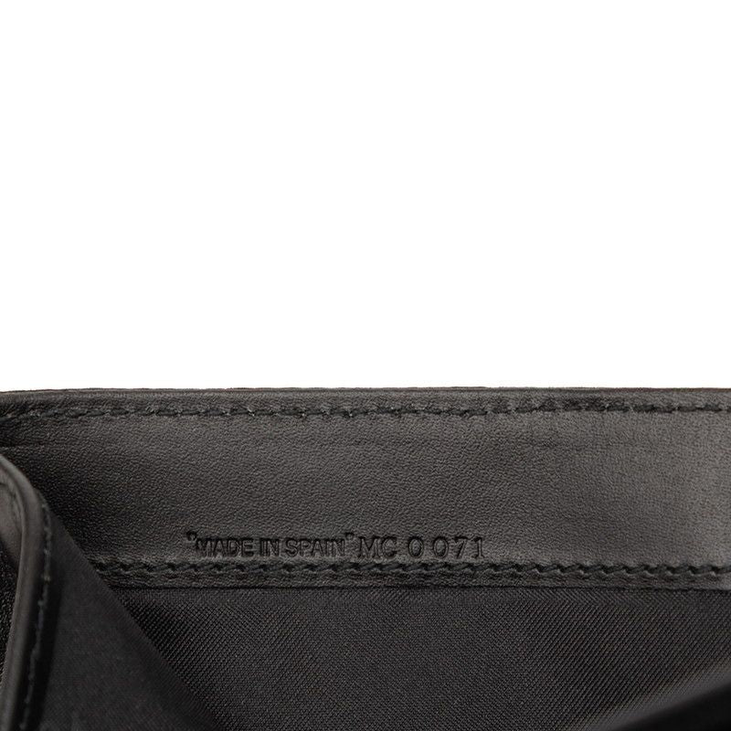 Dior Oblique Jacquard Bifold Wallet Black Nylon Leather — view 7