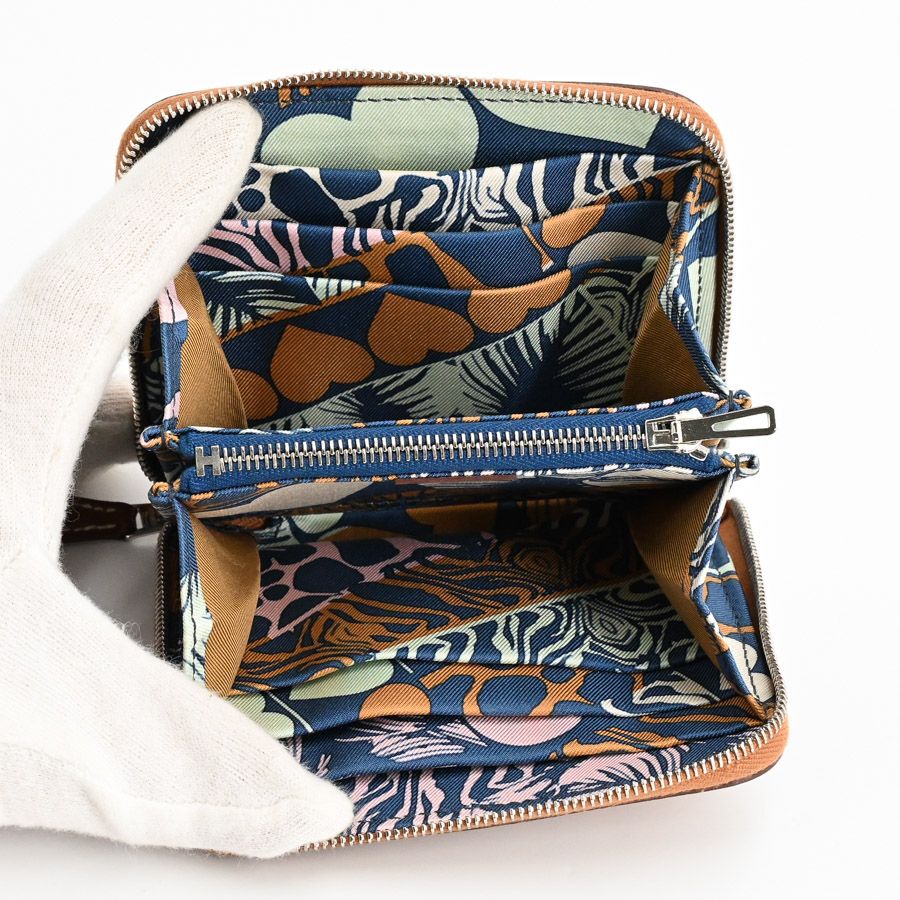 Hermes Compact Wallet Azap Silk — view 4