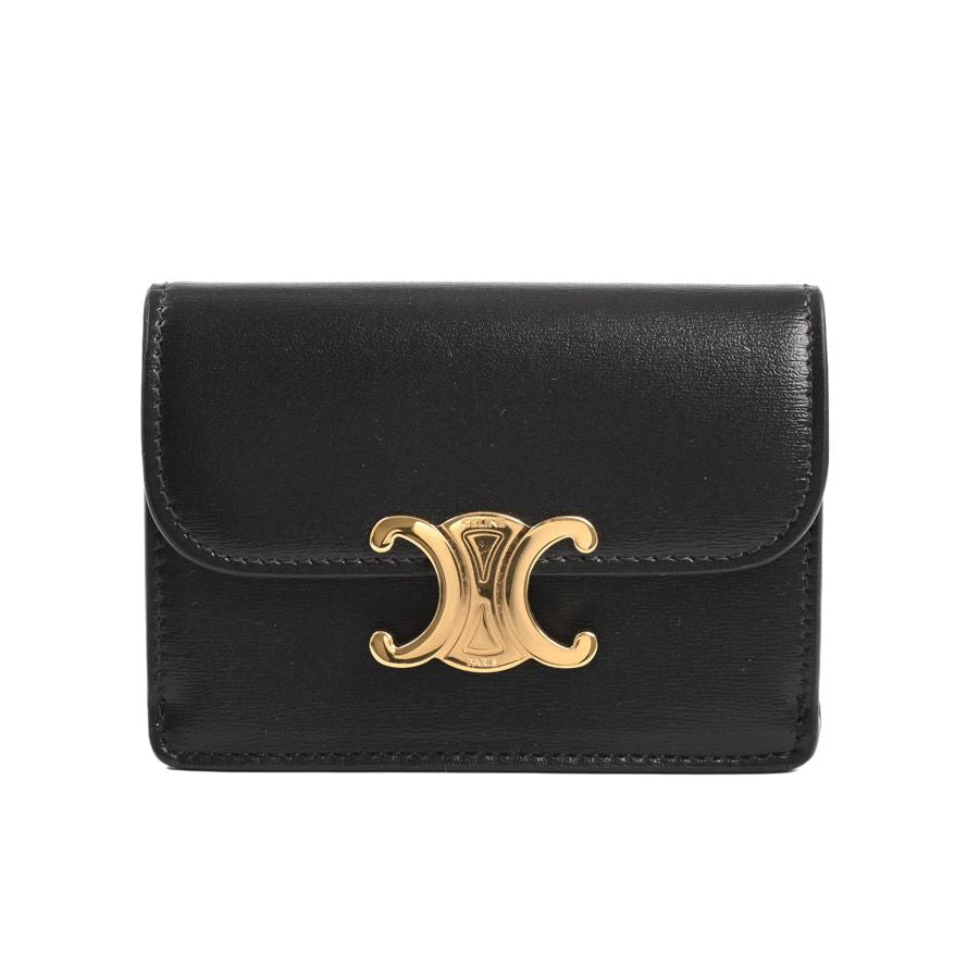 Celine Card Case Holder with Triomphe Flap