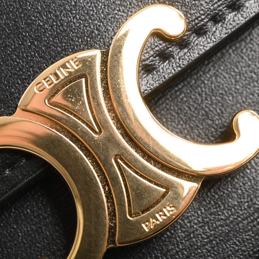 Celine Card Case Holder with Triomphe Flap — view 8