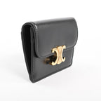 Celine Card Case Holder with Triomphe Flap — view 2