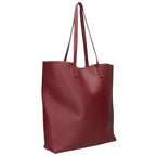 Saint Laurent Paris North South Logo Printed Shopping Leather Tote — view 2