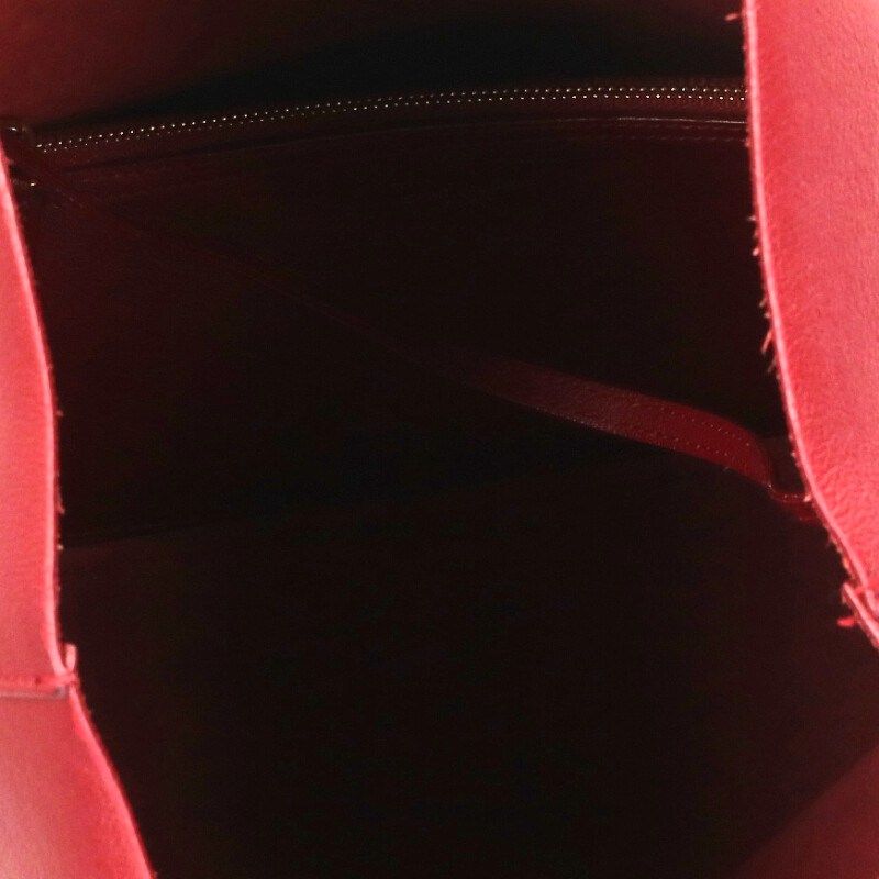 Saint Laurent Paris North South Logo Printed Shopping Leather Tote — view 3