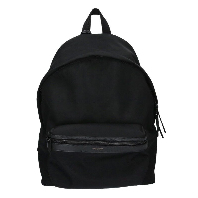 Saint Laurent Paris Nylon Leather Backpack