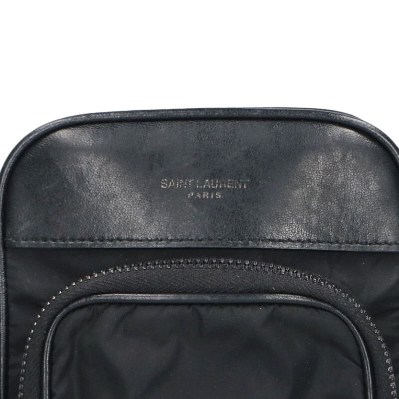 Saint Laurent Paris Nylon Leather Mini Shoulder — view 5