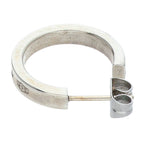 Tiffany & Co Silver Hoop Earrings — view 3