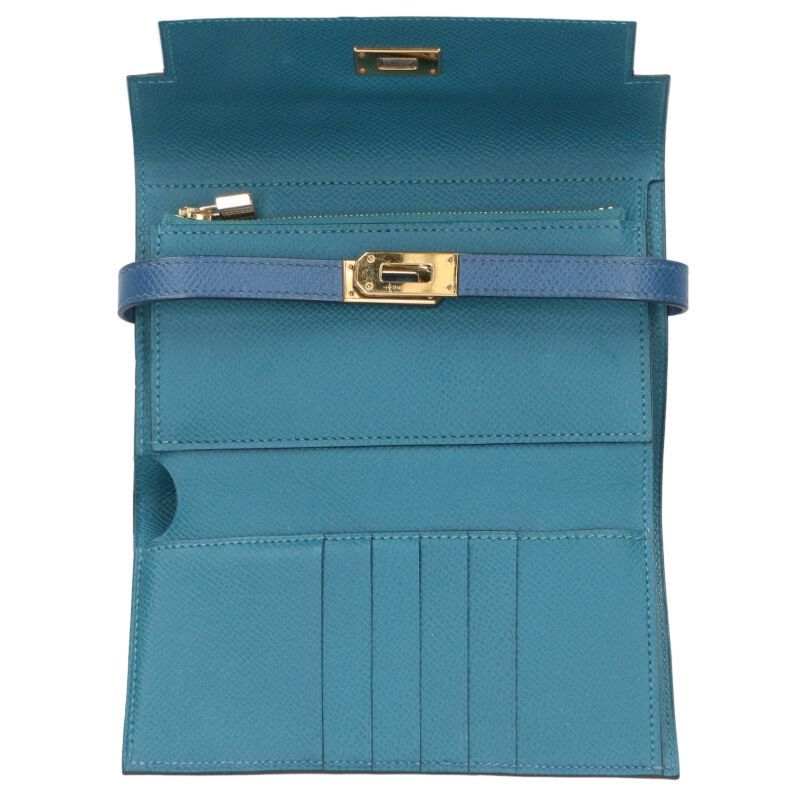 Hermes Kelly Veau Epsom Wallet — view 3