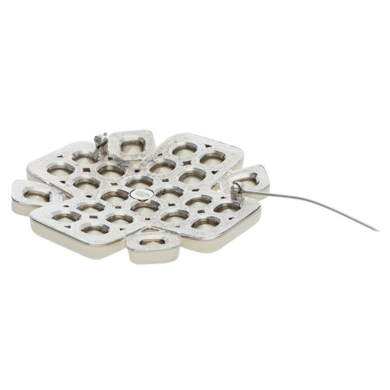 Chanel CC Logo Rhinestone Brooch — view 5