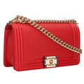 Chanel Boy 25 Lambskin Chain Shoulder Bag 25