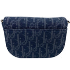Dior Oblique Gallop Canvas Shoulder Bag Navy — view 2