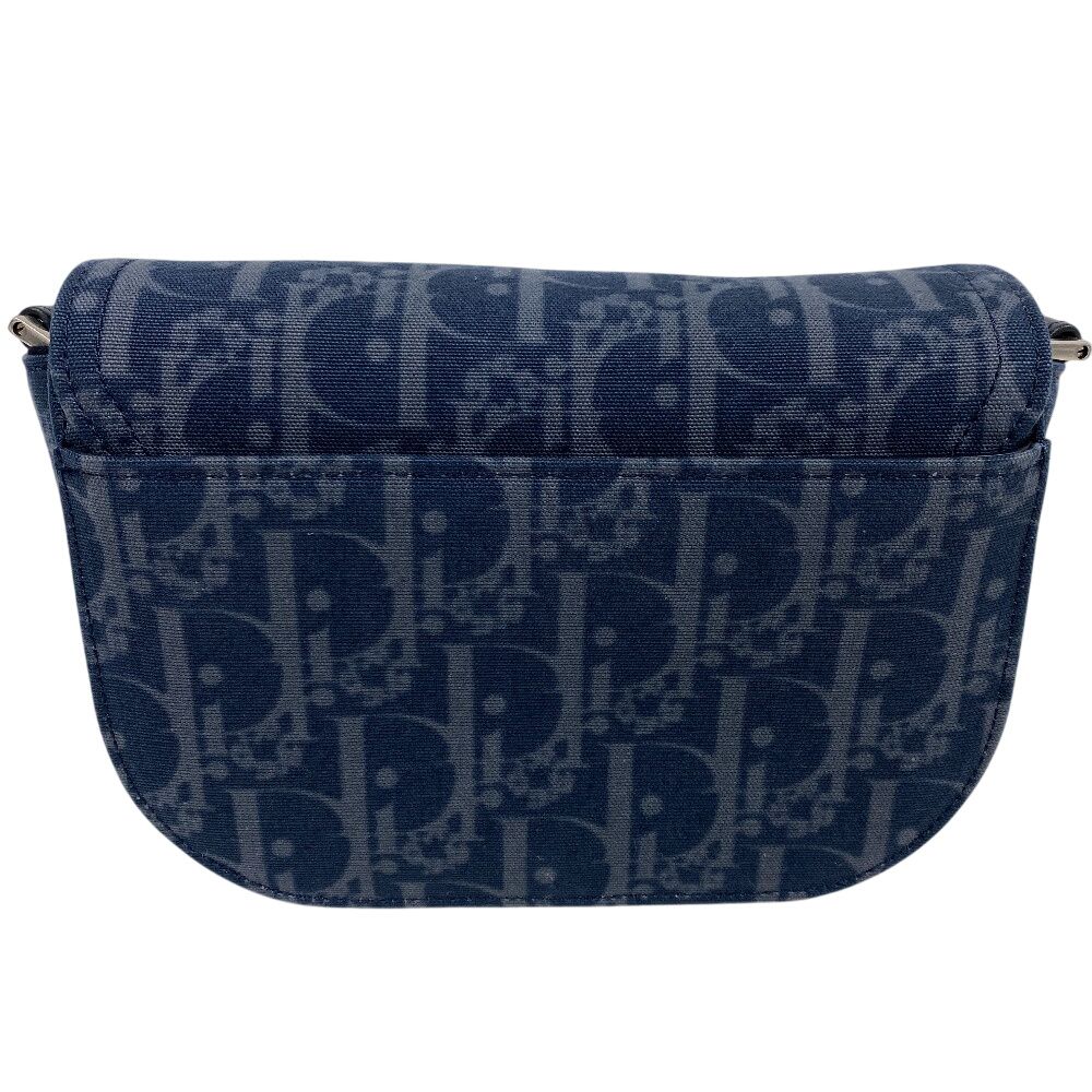 Dior Oblique Gallop Canvas Shoulder Bag Navy — view 2