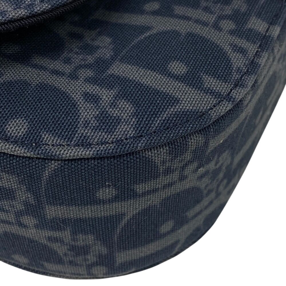 Dior Oblique Gallop Canvas Shoulder Bag Navy — view 3