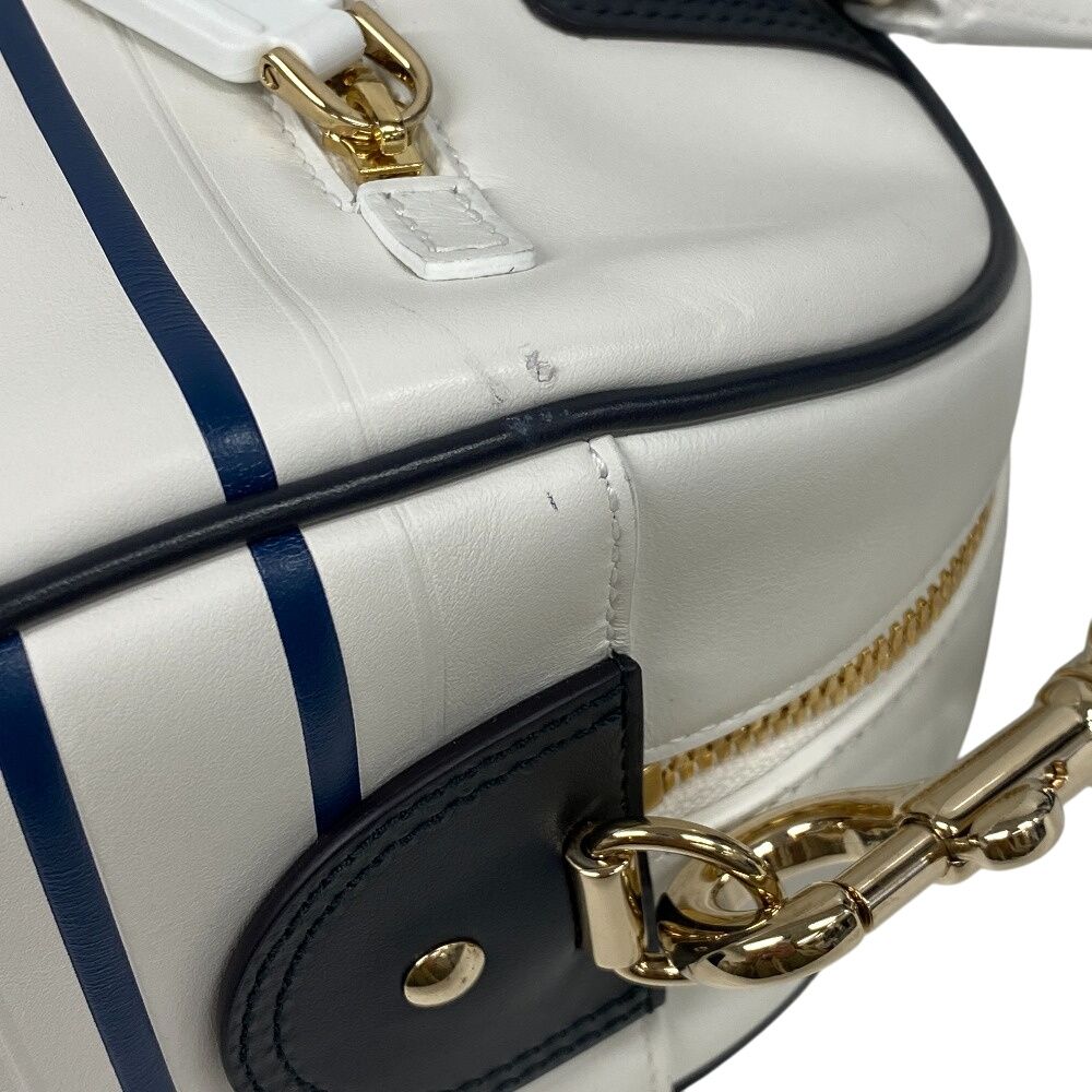 Dior Bow Sling Bag Vibe Leather Mini Boston White — view 5