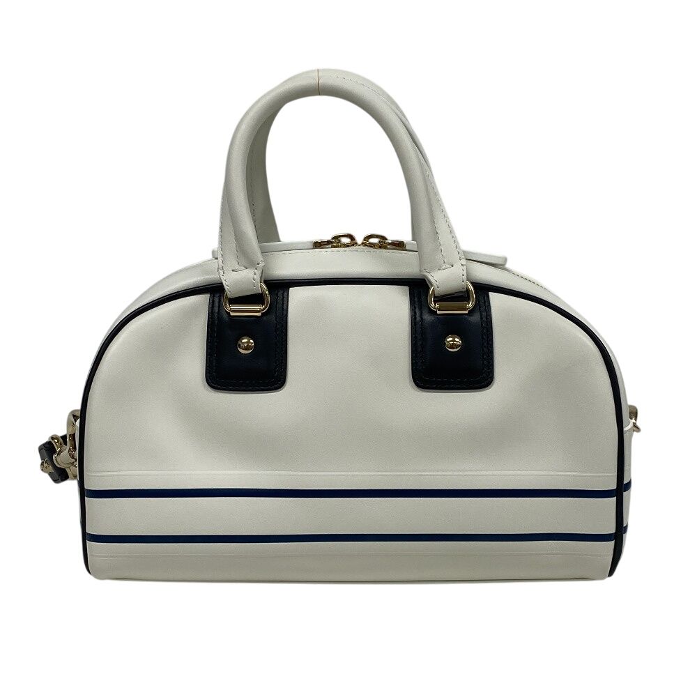 Dior Bow Sling Bag Vibe Leather Mini Boston White — view 2