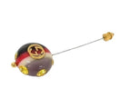 Gucci Brooch Tricolor Web Resin Pin Multicolor Metal Gold Interlocking