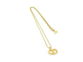 Dior Necklace CD Logo Gold Metal