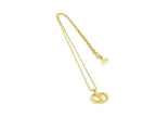 Dior Necklace CD Logo Gold Metal