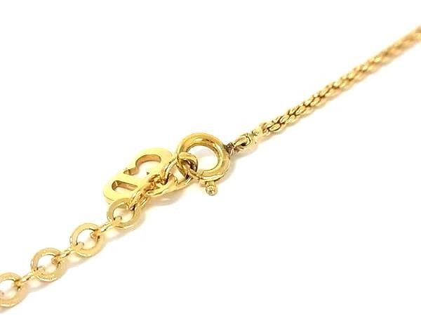 Dior Necklace CD Logo Gold Metal — view 3