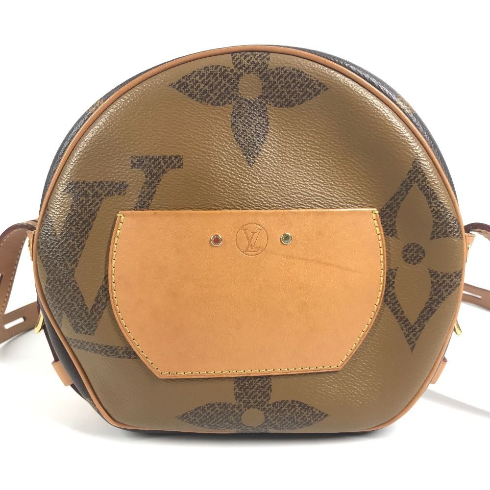Louis Vuitton Shoulder Bag Boite Chapel Monogram Giant Canvas Brown — view 2