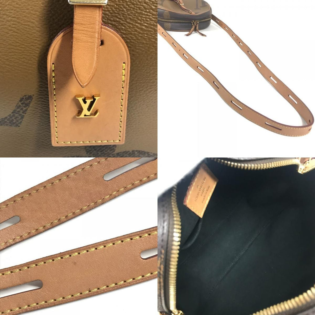 Louis Vuitton Shoulder Bag Boite Chapel Monogram Giant Canvas Brown — view 8