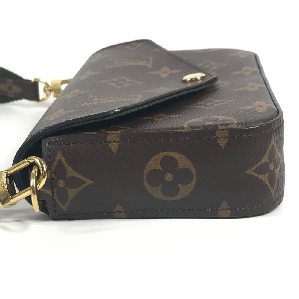 Louis Vuitton Shoulder Bag Multy Pochette Felicie Monogram Canvas Brown — view 3