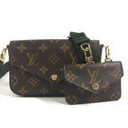 Louis Vuitton Shoulder Bag Multy Pochette Felicie Monogram Canvas Brown