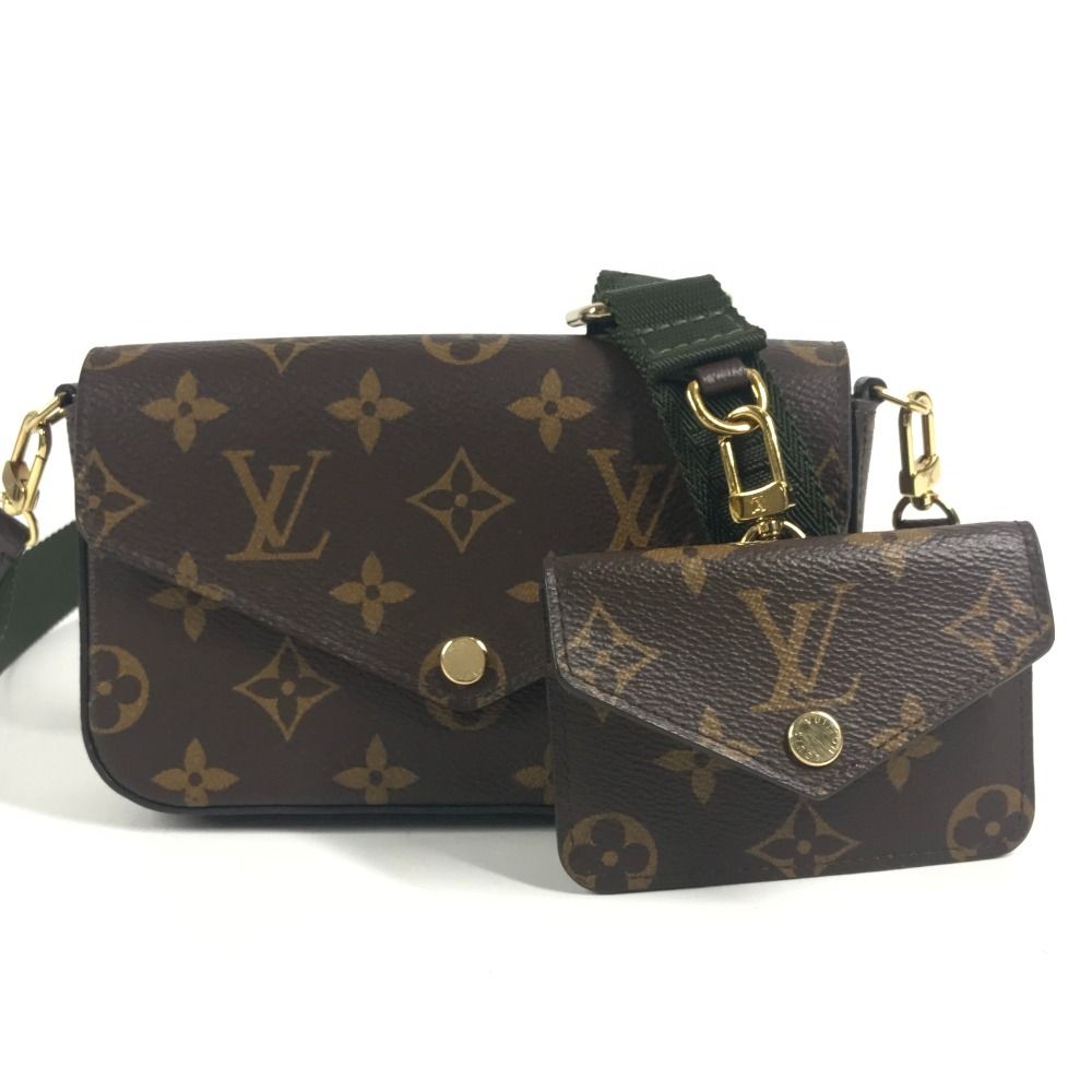 Louis Vuitton Shoulder Bag Multy Pochette Felicie Monogram Canvas Brown