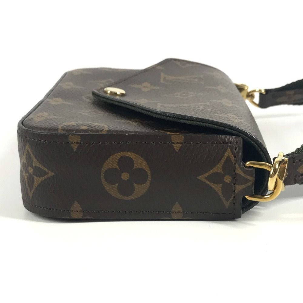 Louis Vuitton Shoulder Bag Multy Pochette Felicie Monogram Canvas Brown — view 4