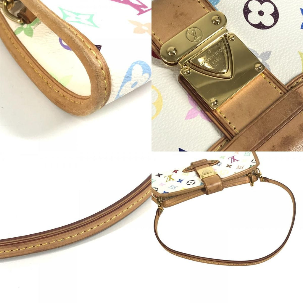 Louis Vuitton Shoulder Bag Charlie Monogram Multicolor Canvas Blanc White — view 8