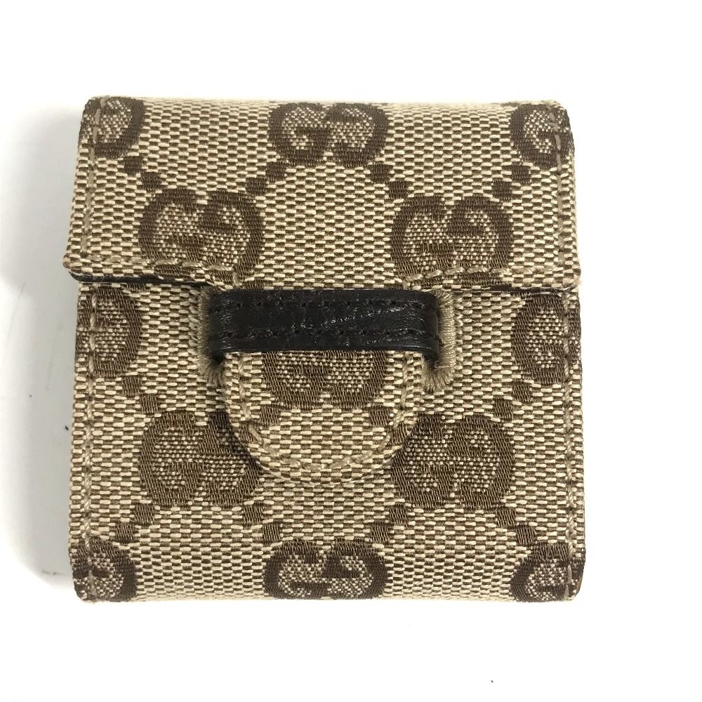 Gucci Table Clock Travel GG Canvas Leather Beige — view 6