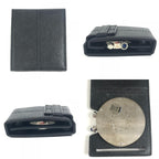Gucci Table Clock Travel Leather Silver — view 8
