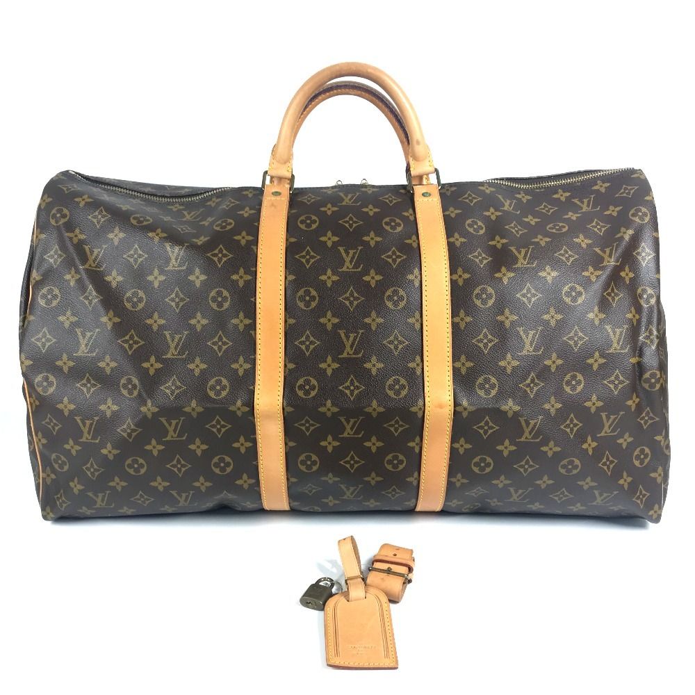 Louis Vuitton Boston Bag Keepall 60 Monogram Canvas Brown