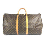 Louis Vuitton Boston Bag Keepall 60 Monogram Canvas Brown — view 2